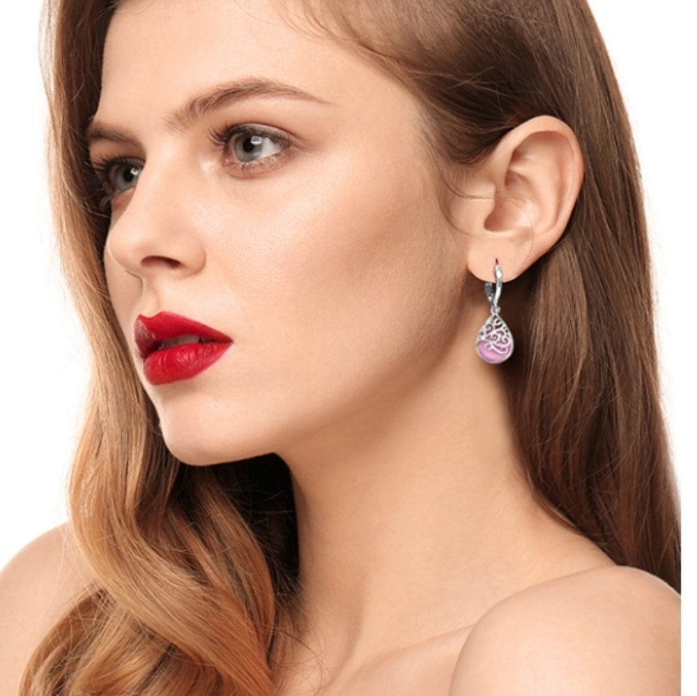 Pink Opalite Earrings